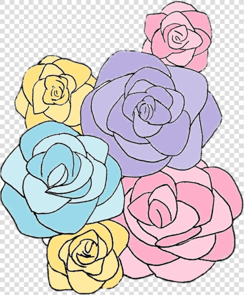 Flower  Grunge  Kawaii   Floribunda  HD Png DownloadTransparent PNG