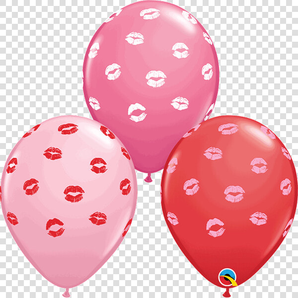 New Kissy Lips Red  amp  Pink   Candy Latex Balloon  HD Png DownloadTransparent PNG