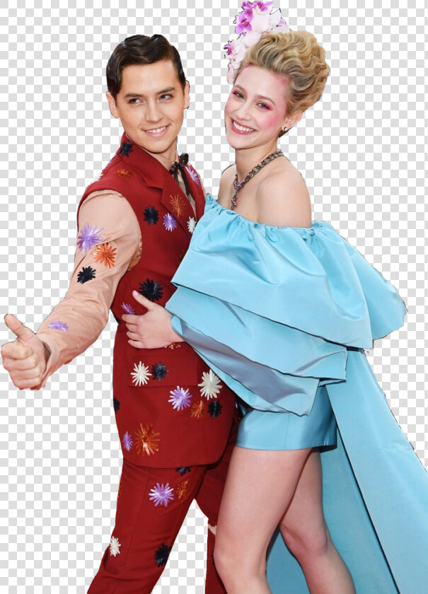 Cole Sprouse  amp  Lili Reinhart   Met Gala 2019 Celebrities  HD Png DownloadTransparent PNG