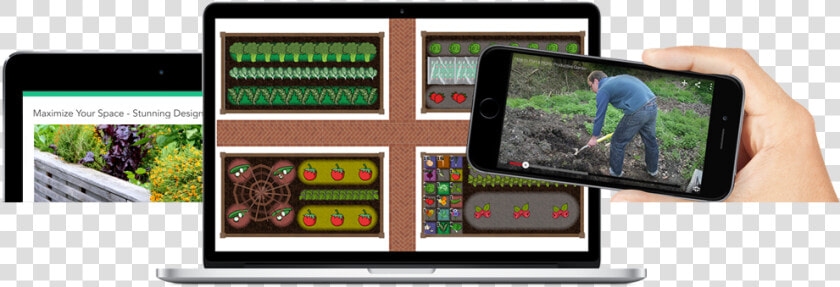 Garden Planning Apps For Desktop And Mobile Devices   Vegetable Garden Planner App  HD Png DownloadTransparent PNG