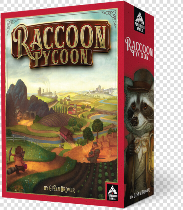 Railroad Rivals Box   Raccoon Tycoon Board Game  HD Png DownloadTransparent PNG