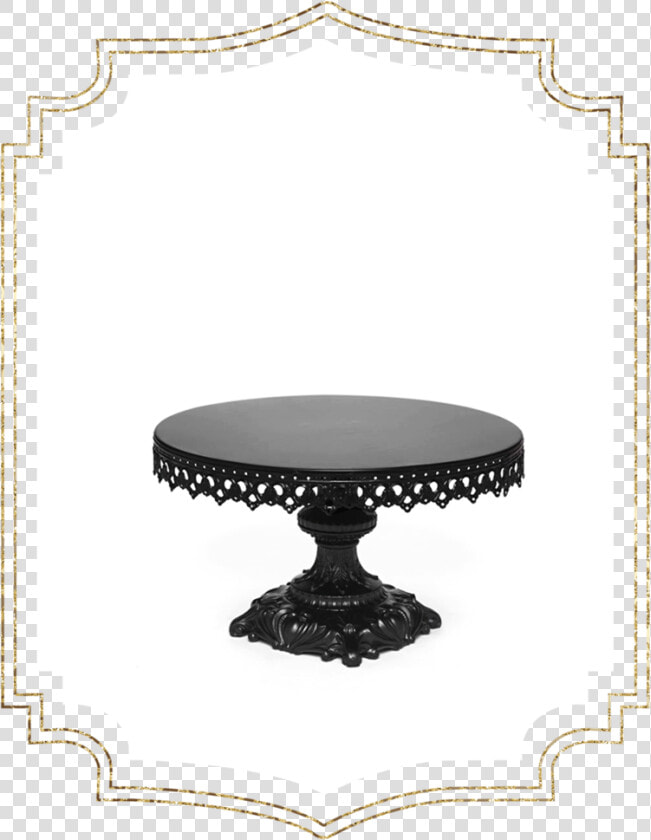 Shop preview Black Baroque Cake Stand Opulent Treasures   Outdoor Table  HD Png DownloadTransparent PNG