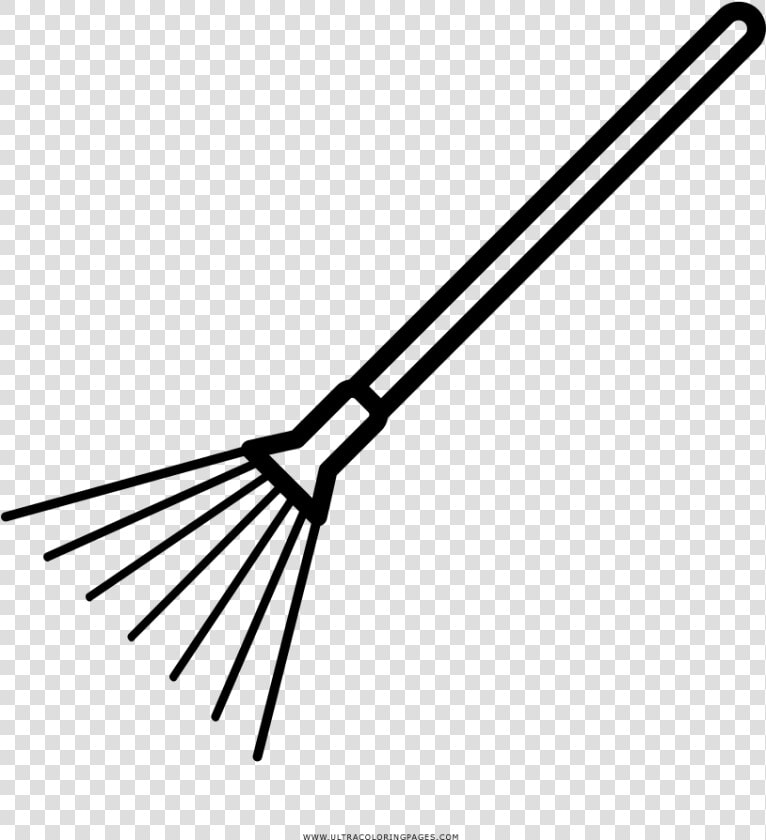 Rake Coloring Page   Pickaxe Coloring Page  HD Png DownloadTransparent PNG