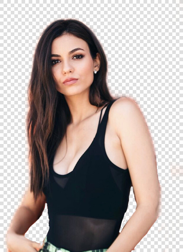  victoria  justice  victoriajustice  nickelodeon  black   Victoria Justice  HD Png DownloadTransparent PNG