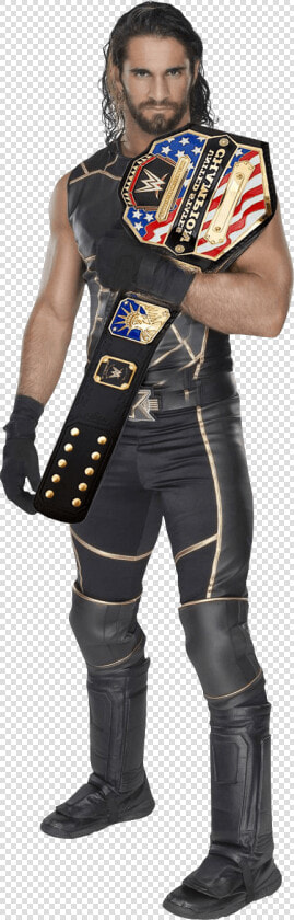 Seth Rollins Belt Shoulder   Seth Rollins Black And Gold  HD Png DownloadTransparent PNG