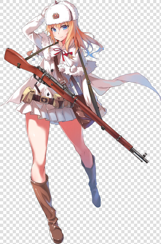 The Mosin Nagant Is A Bolt Action Rifle Developed By   Mosin Nagant Girls Frontline  HD Png DownloadTransparent PNG