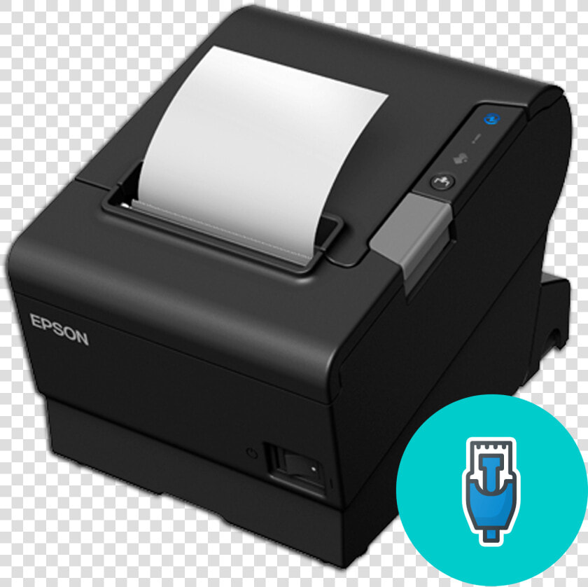 Epson Tm88 Ethernet Printer   Tm 88vi  HD Png DownloadTransparent PNG