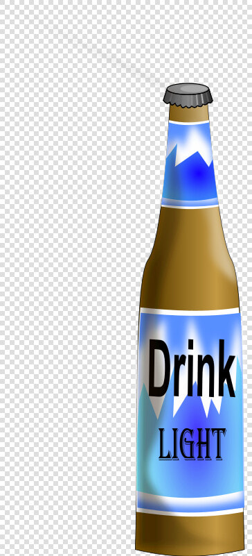 Beer Bottle   Beer Bottle Plain Vector Blue  HD Png DownloadTransparent PNG