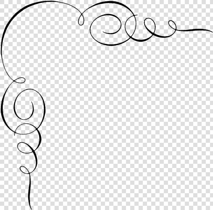 Free Border Clipart   Cursive Border  HD Png DownloadTransparent PNG