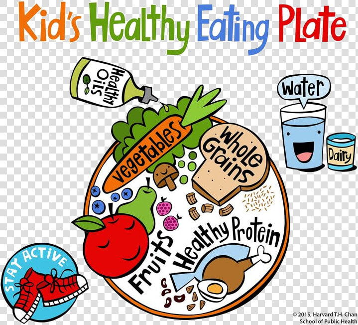 Eating Feast Clipart Healthy Habit Transparent Png   Healthy Eating Kids  Png DownloadTransparent PNG