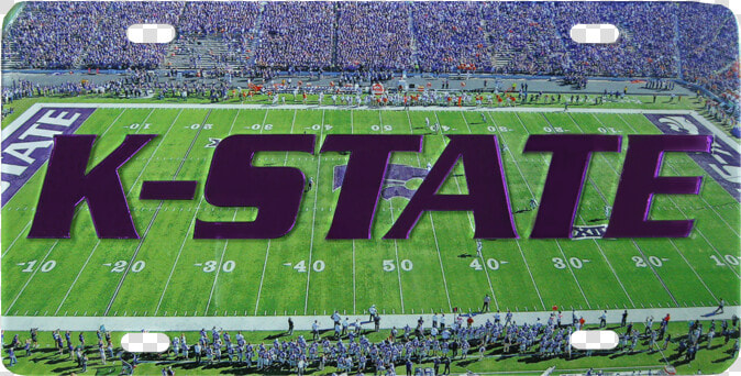 K state Football Field Wincraft Mirror License Plate   K State Wildcats  HD Png DownloadTransparent PNG