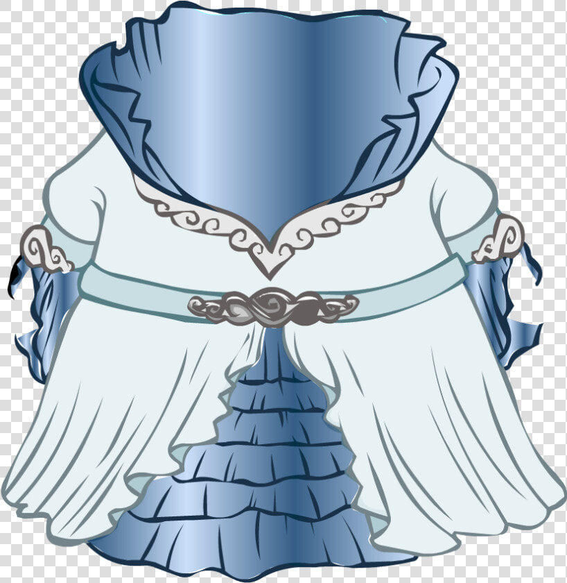 Gown Clipart Queen Dress   Gown Club Penguin  HD Png DownloadTransparent PNG