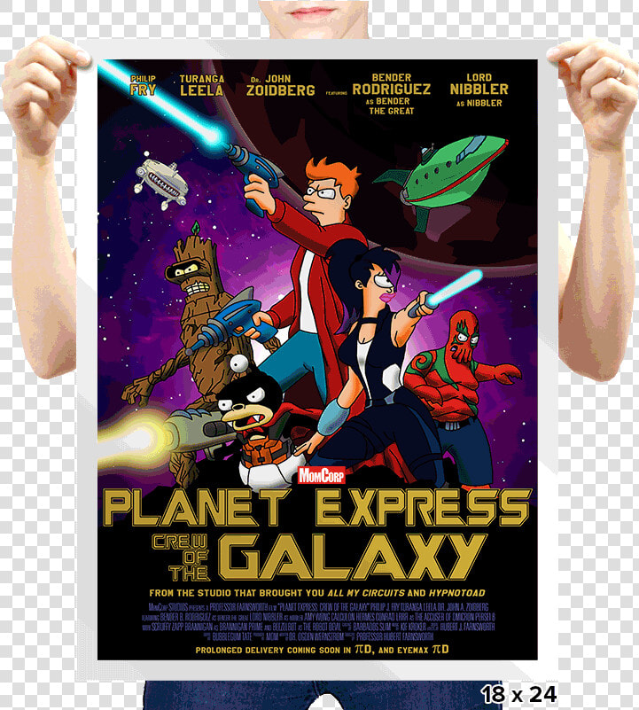 22761 Prints V Planet Express Crew Of The Galaxy   Planet Express Of The Galaxy  HD Png DownloadTransparent PNG