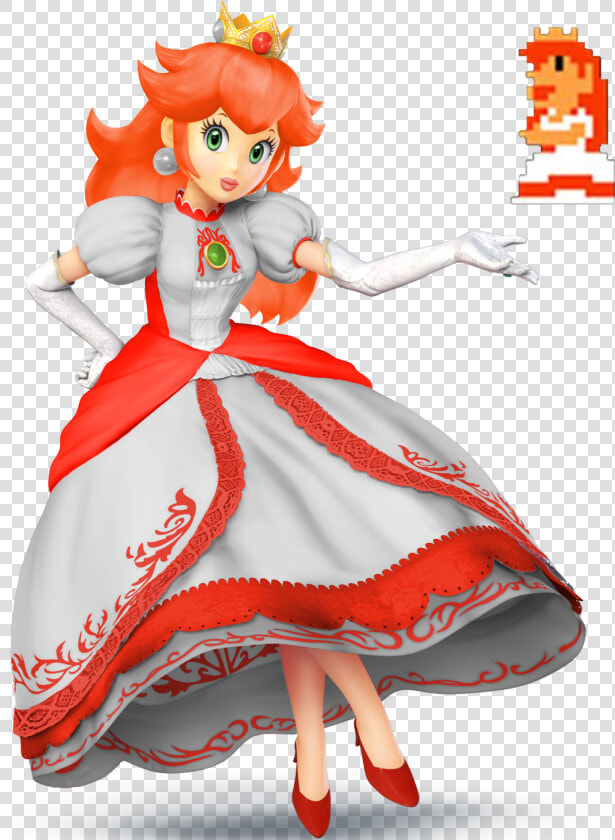 Peach And Peach And Daisy Dolls  HD Png DownloadTransparent PNG