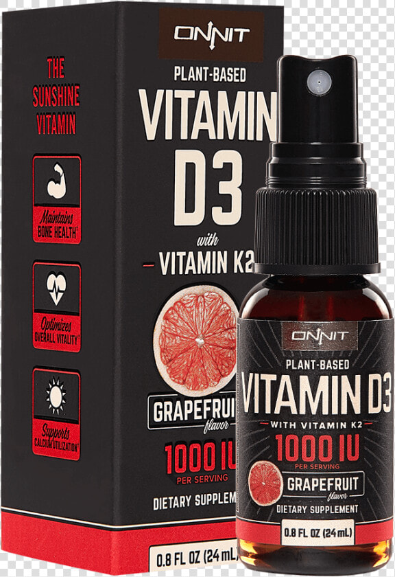 Vitamin D3 Spray With Vitamin K2 In Mct Oil   Vitamin D3 Oil Spray  HD Png DownloadTransparent PNG