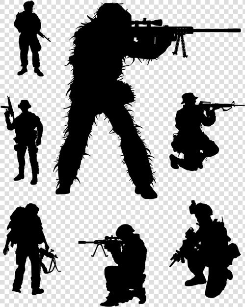 Soldier Military Army Men   Soldier With Ak 47 Vector  HD Png DownloadTransparent PNG