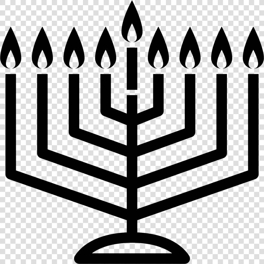 Hanukkah Png   Menorah Clip Art Black And White  Transparent PngTransparent PNG