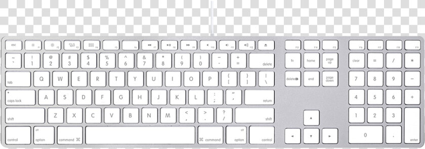 Apple Keyboard With Numeric Keypad  HD Png DownloadTransparent PNG