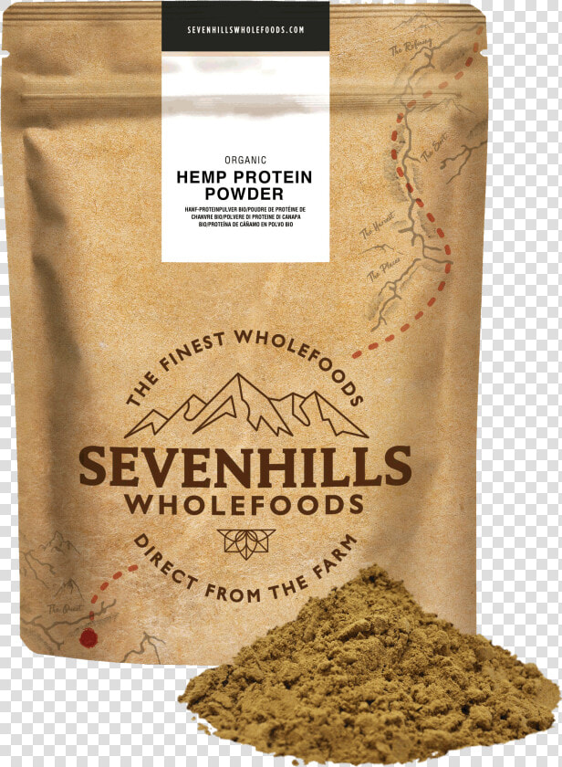 Sevenhills Wholefoods Organic Raw Hemp Protein Powder   Hemp Protein Powder Whole Foods  HD Png DownloadTransparent PNG