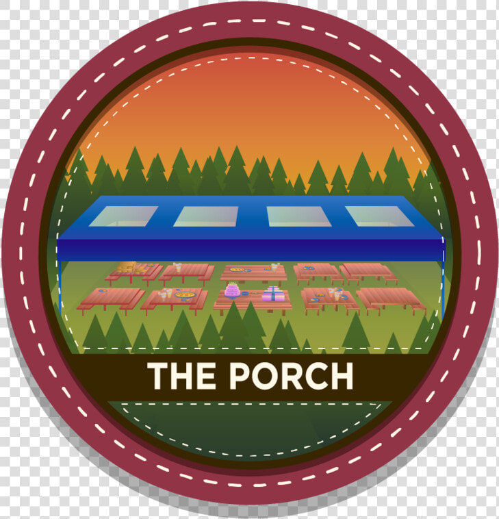 Porch Badge 6july 04   Circle  HD Png DownloadTransparent PNG