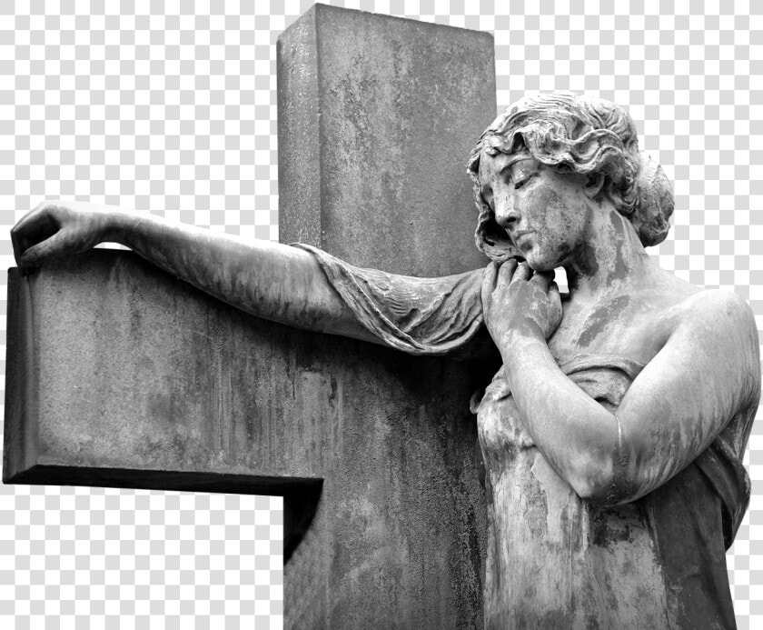 Cross Angel Sculpture Free Photo   Sculpture  HD Png DownloadTransparent PNG