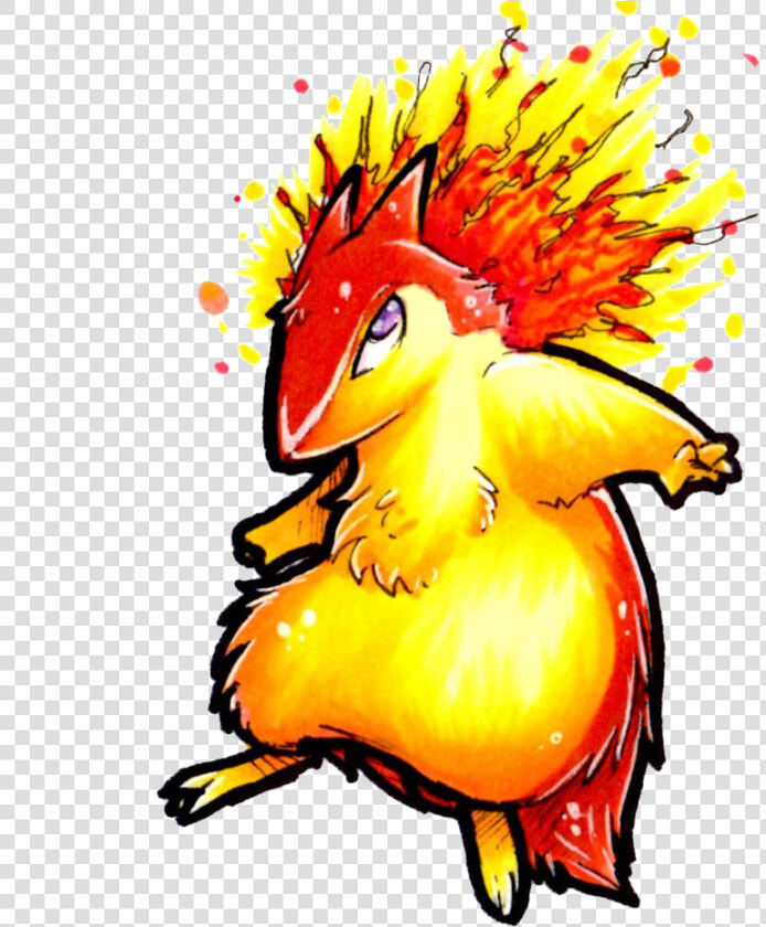 Shiny Typhlosion Cute   Png Download   Cartoon  Transparent PngTransparent PNG