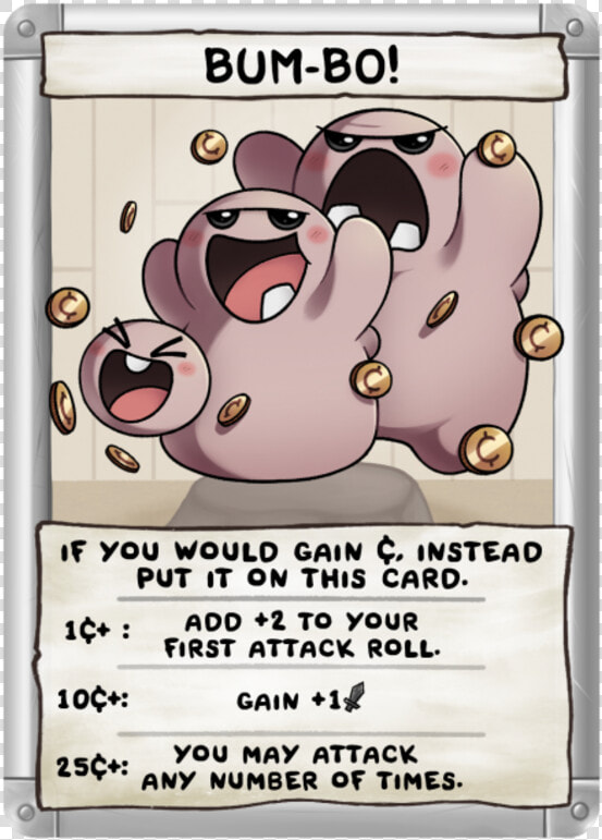 Bum bo If You Woulo Gain Ç   Binding Of Isaac Four Souls Loot Card  HD Png DownloadTransparent PNG