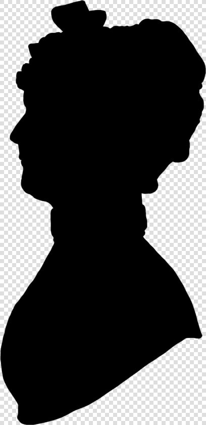 Lady Head Silhouette At Getdrawings   Profile Silhouette Woman Old  HD Png DownloadTransparent PNG