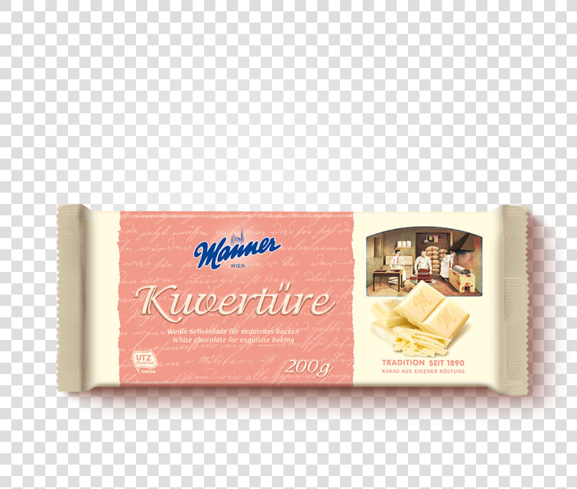 Manner White Chocolate Couverture 200g   Manner  HD Png DownloadTransparent PNG