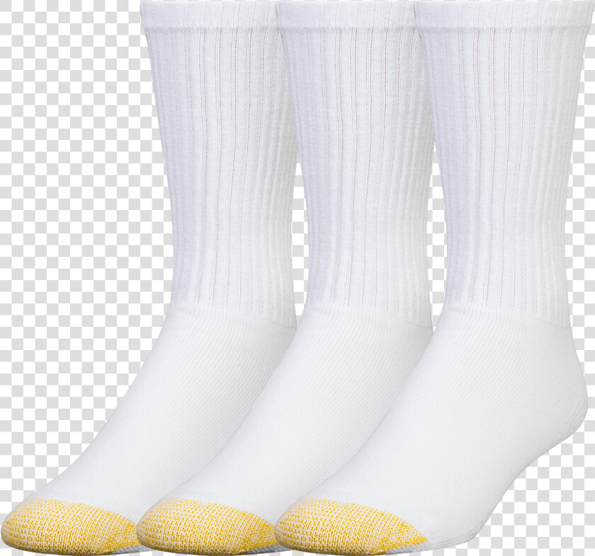 Gold Toe Ultra Tec Athletic Cotton Crew Socks 3 pack   Gold Toe Socks Whites  HD Png DownloadTransparent PNG