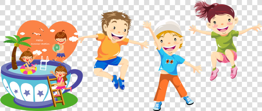 Child Play Jumping Illustration   Kids Play Png  Transparent PngTransparent PNG