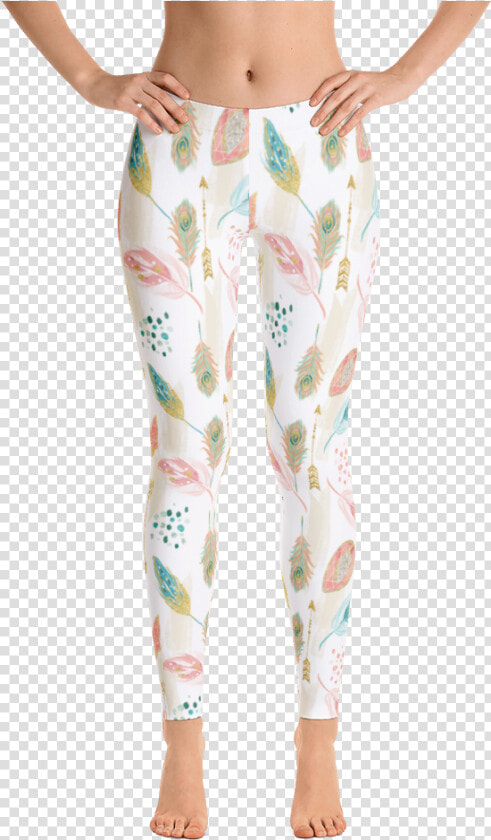 Feather And Arrow Leggings   Birch Tree Leggings  HD Png DownloadTransparent PNG