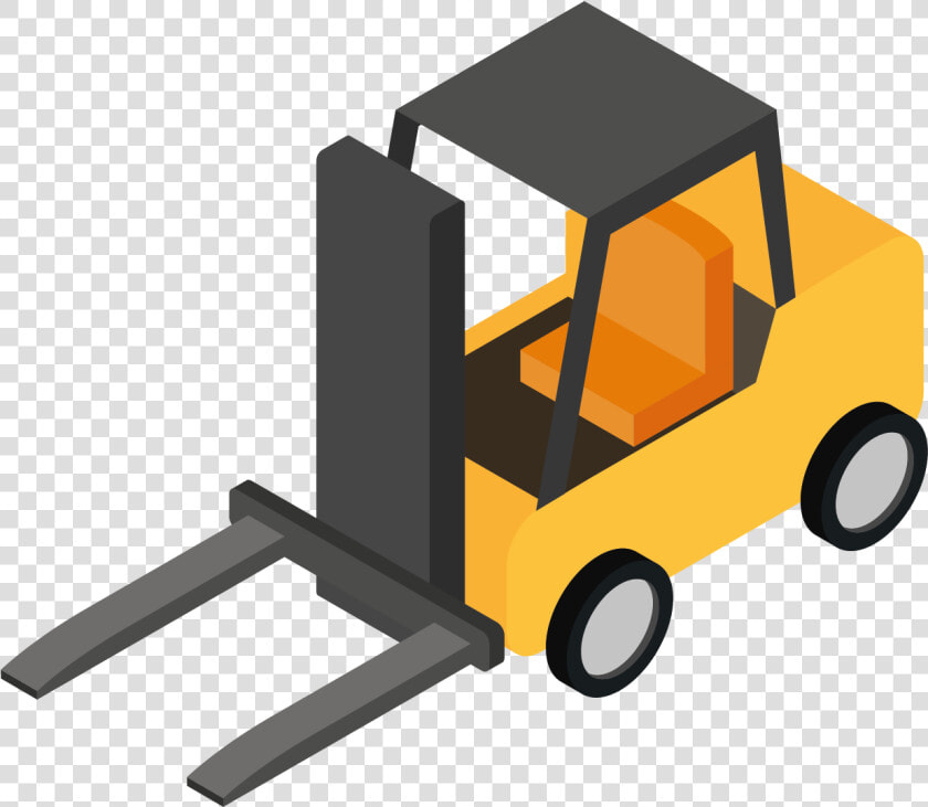 Forklift Clipart Logistics   Forklift Png Top View  Transparent PngTransparent PNG