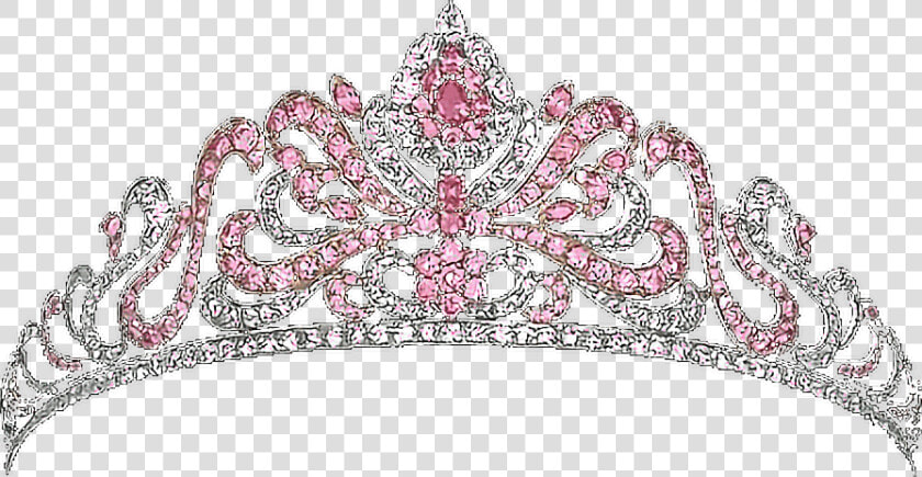  tiara  crown  pink  diamonds  fashion   Transparent Pink Diamond Tiaras  HD Png DownloadTransparent PNG