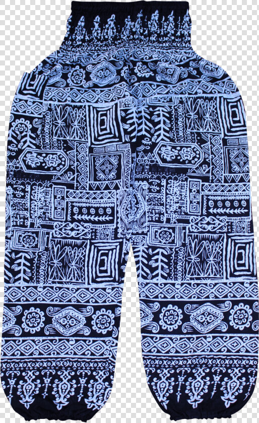 Black Aztec Harem Pants From Bohemian Island   Pattern  HD Png DownloadTransparent PNG