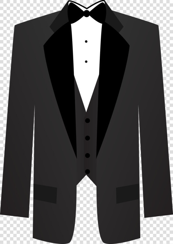 Tuxedo Clipart Grey Suit   Tux Clipart  HD Png DownloadTransparent PNG