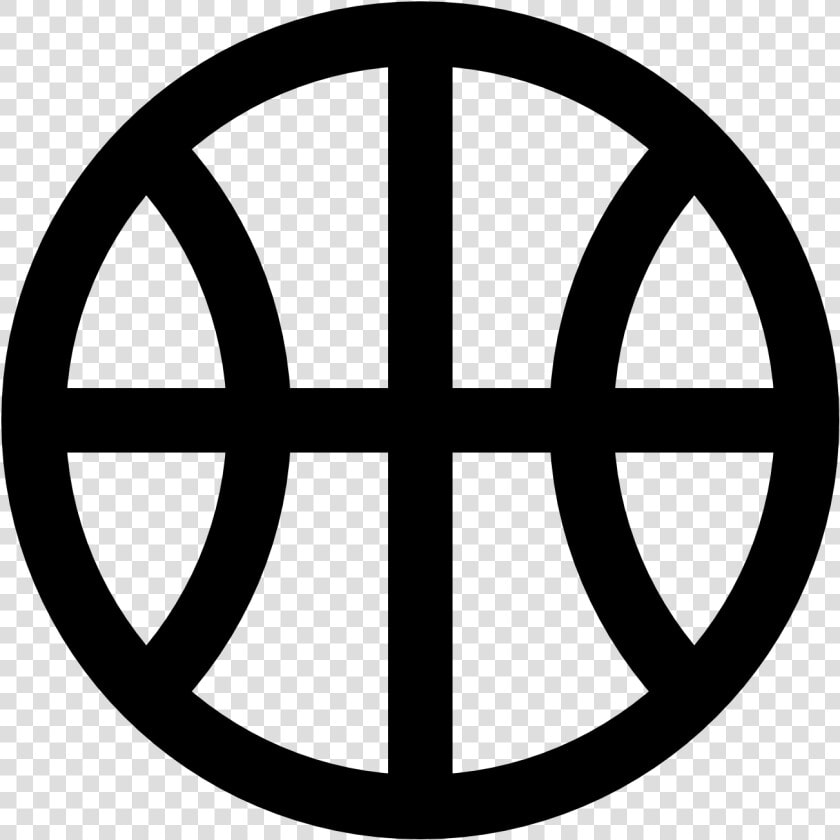 Basketball Icon   Logo Black And White Basketball  HD Png DownloadTransparent PNG