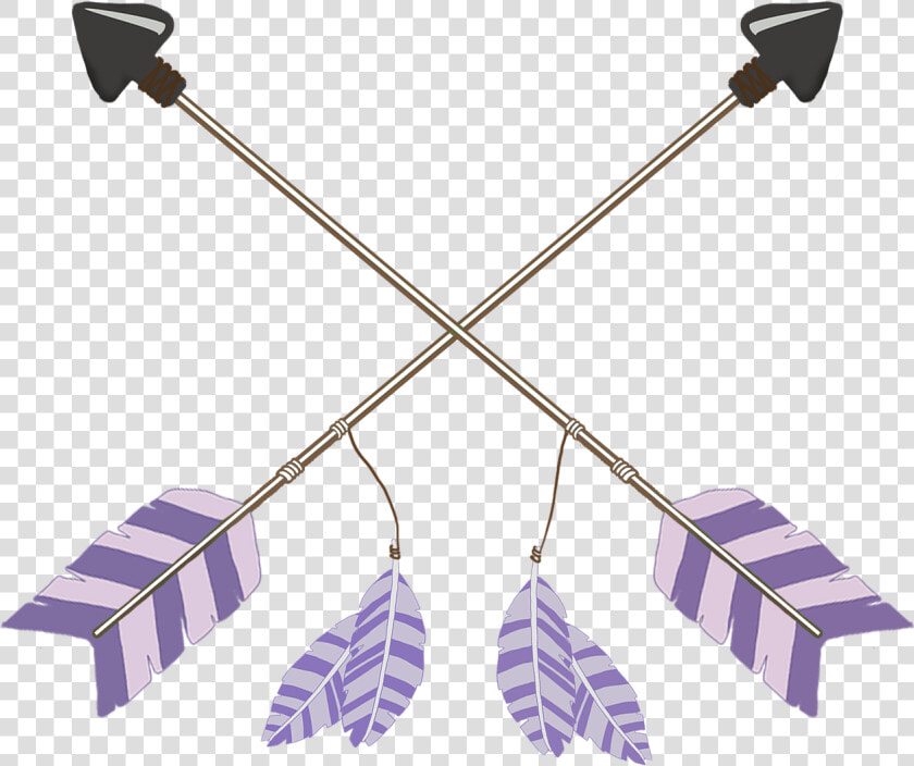 Tribal Arrows Purple Crossed   Tribal Crossed Arrows Png  Transparent PngTransparent PNG