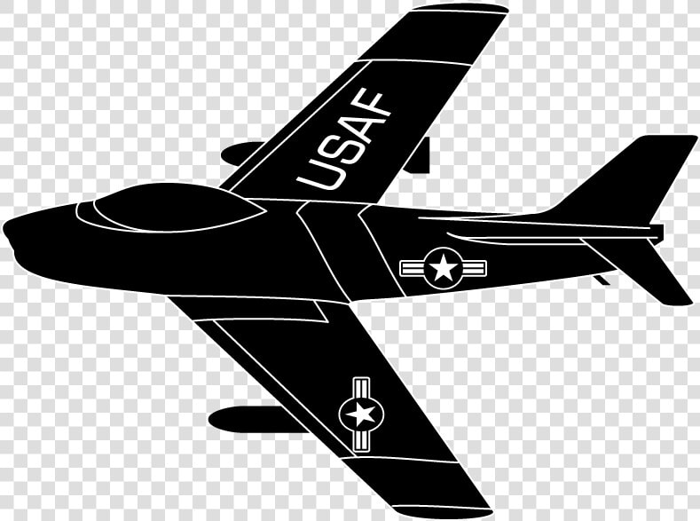 F 86 Sabre Silhouette  HD Png DownloadTransparent PNG