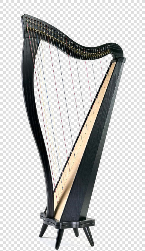 Harp Transparent   Dusty Strings Ravenna 34 Black  HD Png DownloadTransparent PNG