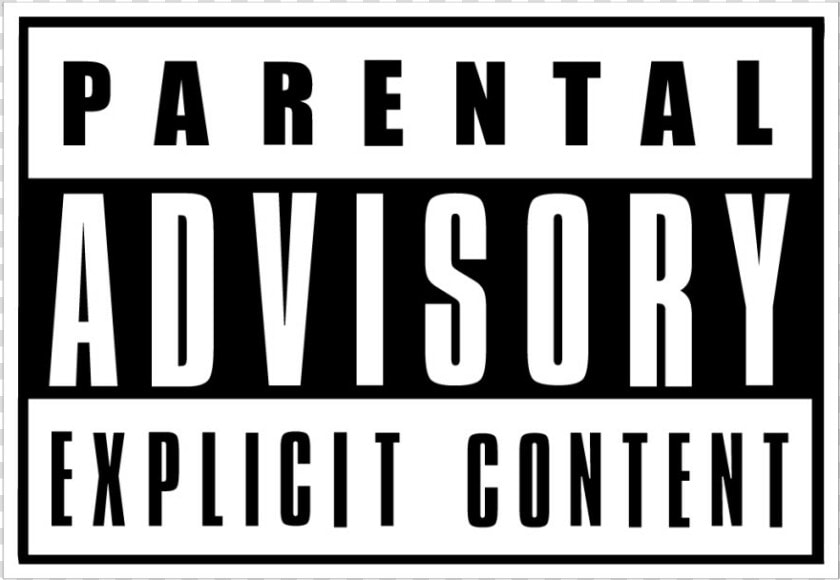  parental  parentaladvisory  v2  version2  parentalcontrol   Black and white  HD Png DownloadTransparent PNG