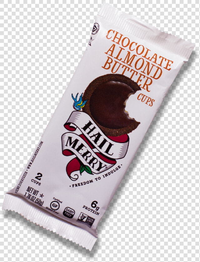 Hail Merry Chocolate Almond Cups   Chocolate Almond Butter Cups Vegan  HD Png DownloadTransparent PNG