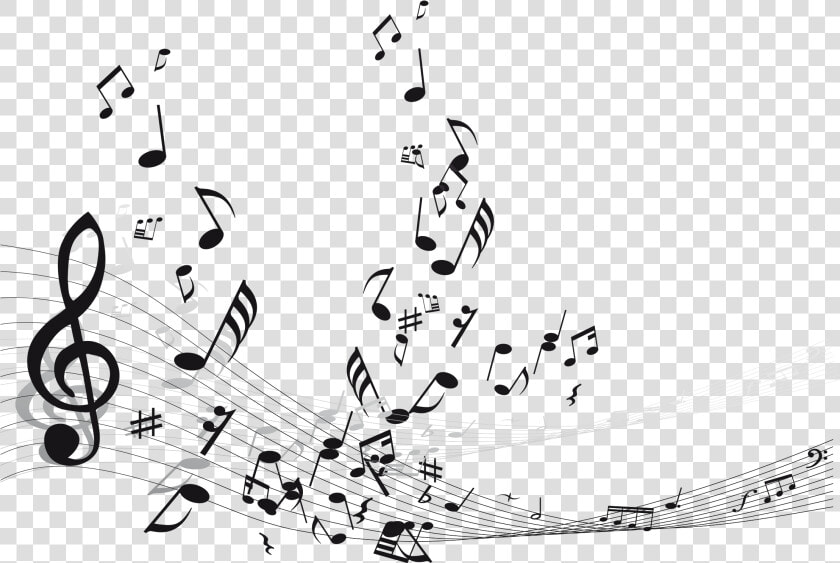 Clip Art Musical Note Vector Graphics Staff   Some Beautiful Lines On Music  HD Png DownloadTransparent PNG