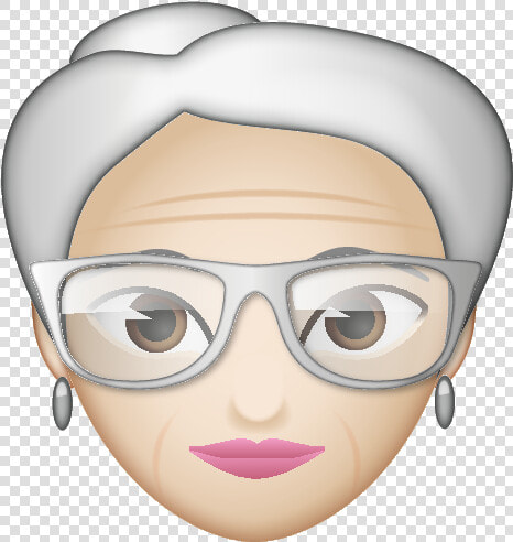 Old Man And Old Woman Emoji  HD Png DownloadTransparent PNG