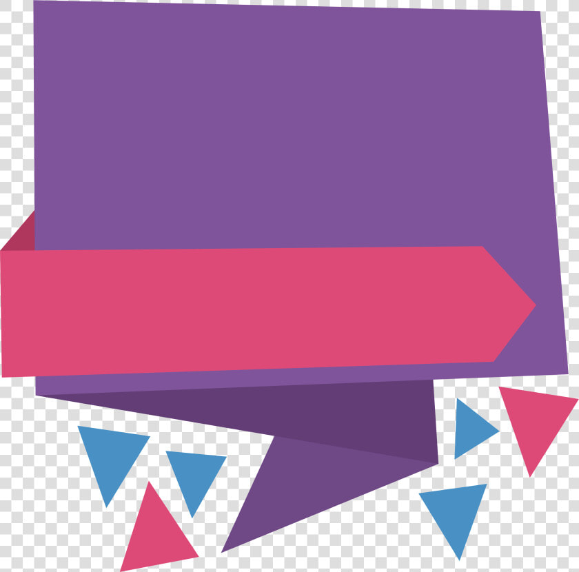 Triangle Fragment Ribbon Title Box   Title Box  HD Png DownloadTransparent PNG