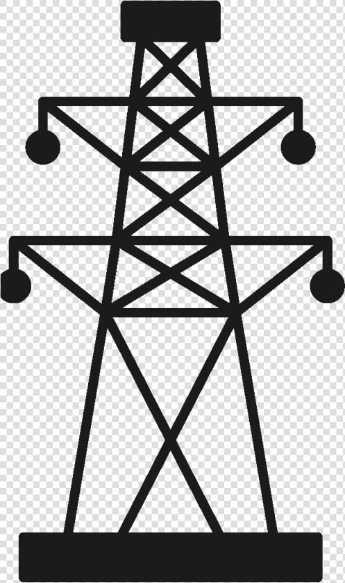 Electric Power Transmission High Vector Overhead Voltage   Oil And Gas Industry Icon  HD Png DownloadTransparent PNG