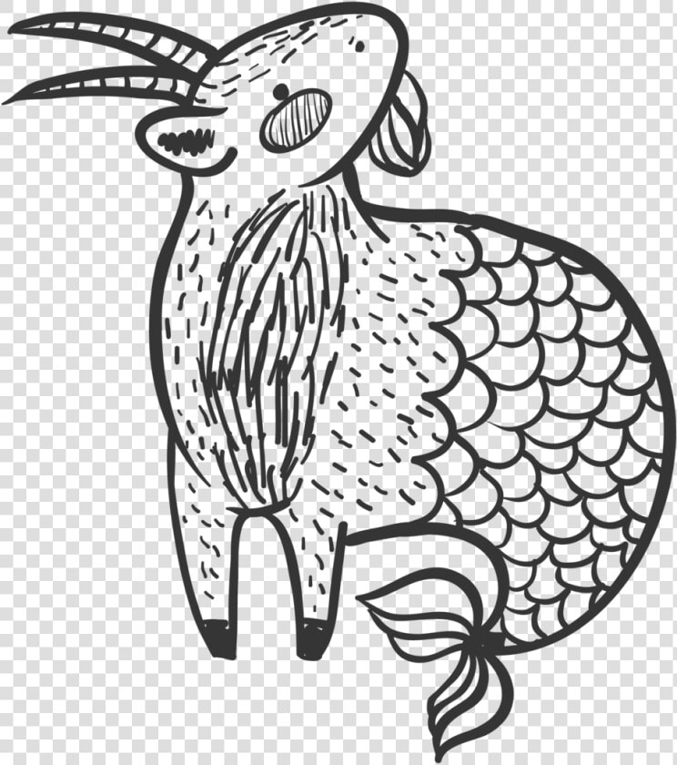 Capricorn Zodiac Sign Custom Cover Engraving   Illustration  HD Png DownloadTransparent PNG