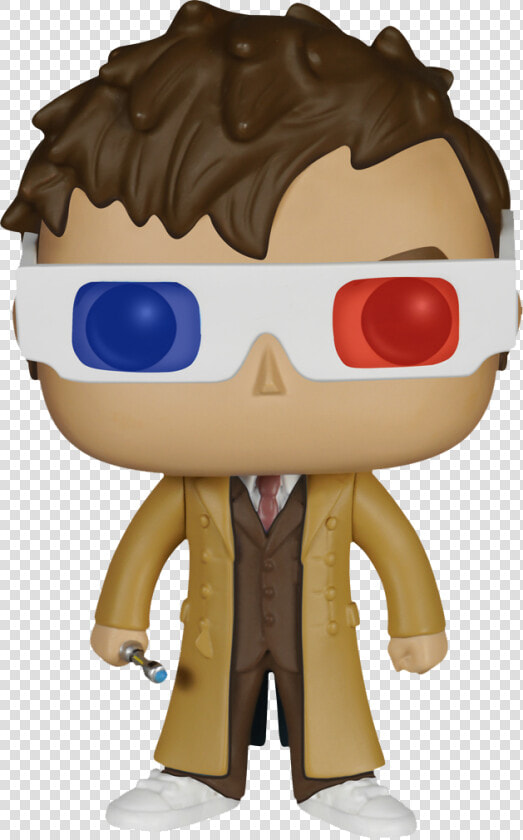 10th Doctor Png   3d Glasses Funko Pop  Transparent PngTransparent PNG