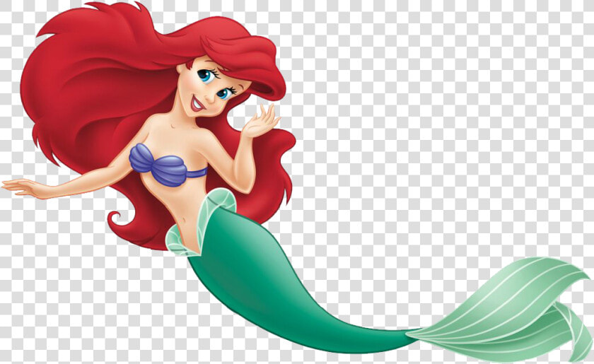 Transparent Sirenita Png   Ariel The Little Mermaid Swimming  Png DownloadTransparent PNG