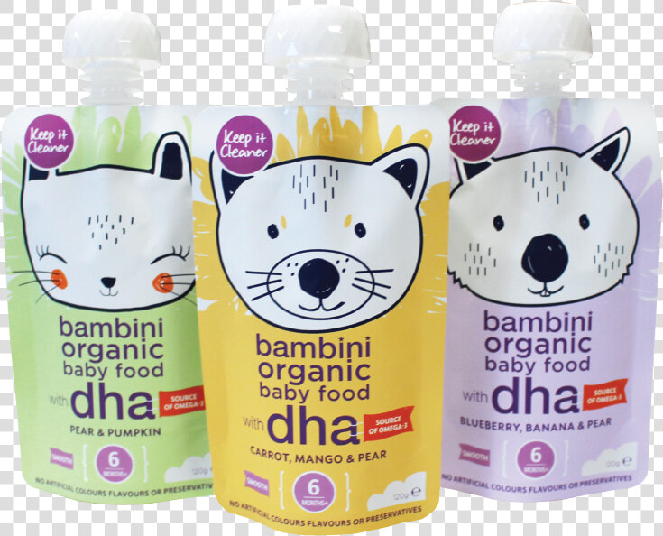 Bambini trio   Bambini Organic Baby Food  HD Png DownloadTransparent PNG